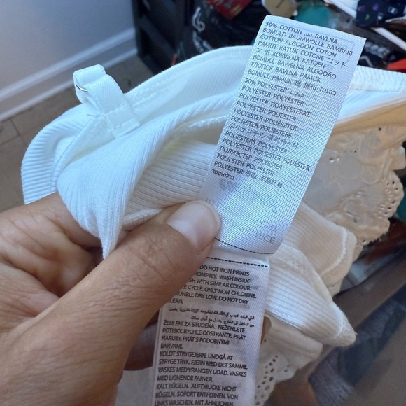 Nwt Edikted White Lace Fairy Corset Top - Picture 5 of 6